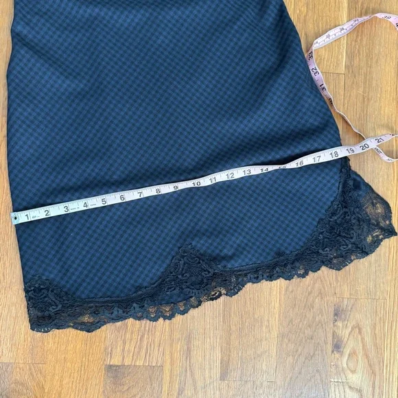 Zara Navy and Black Lace Trim Babydoll Dress - S - Picture 5 of 6